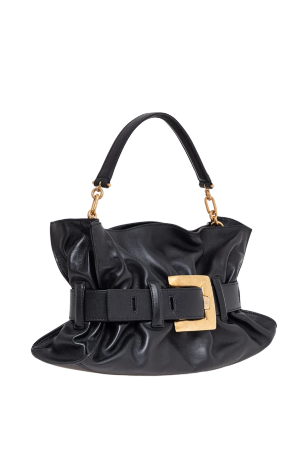 Balmain anthem medium black calfskin bag 194396 - photo 3