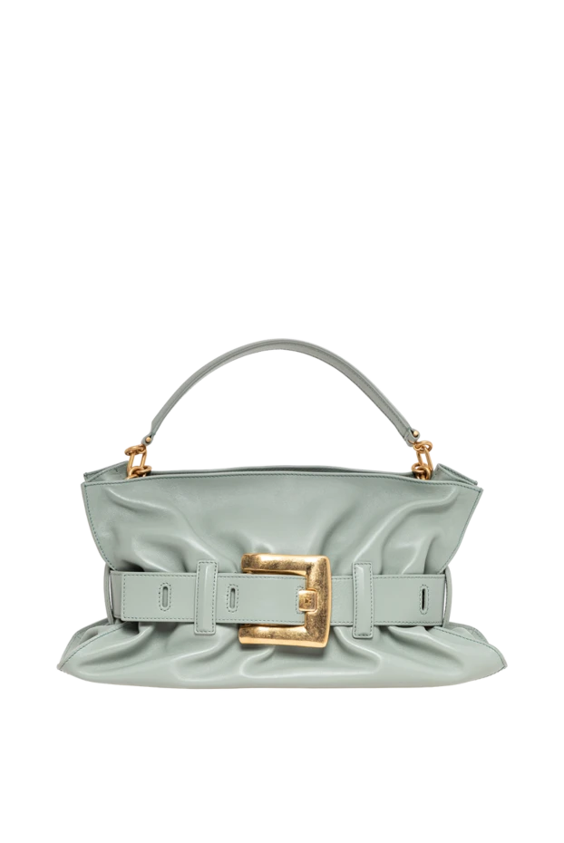 Anthem medium calfskin bag in lime green - photo 1