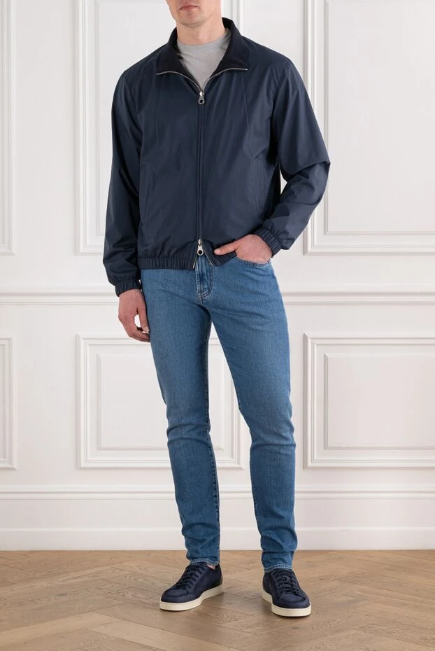Windmate Reversible Bomber Jacket in Navy - photo 2