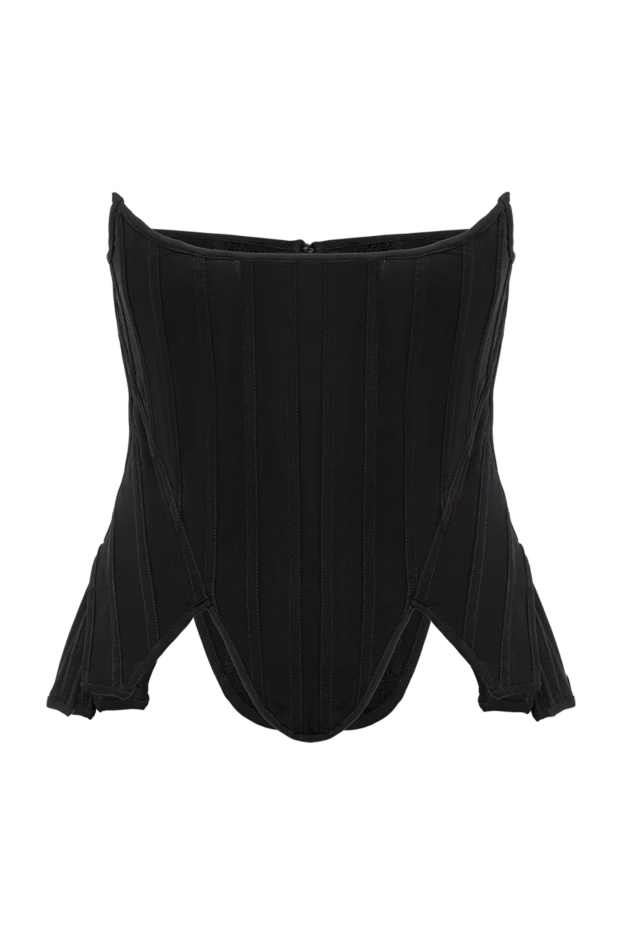Giuseppe Di Morabito structured black silk top 194549 - photo 1