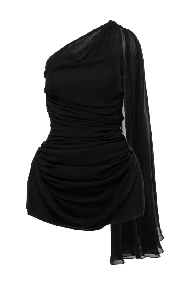 Giuseppe Di Morabito black silk draped mini dress 194559 - photo 1