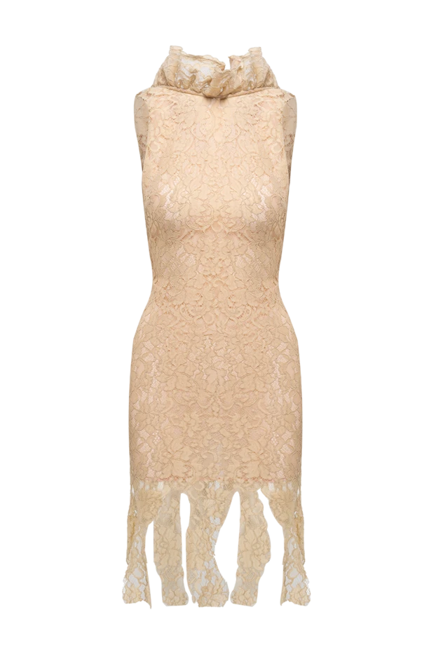 Giuseppe Di Morabito beige lace dress with a scalloped back 194560 - photo 1