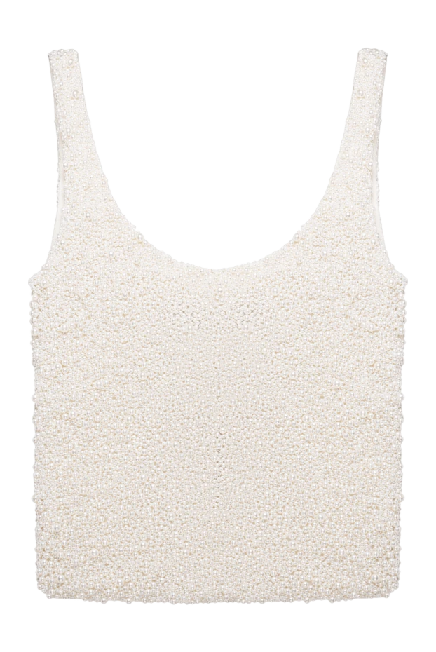 Giuseppe Di Morabito women's white pearl top 194568 - photo 1