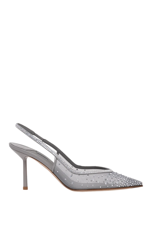 Le Silla nicole slingback shoes in gray