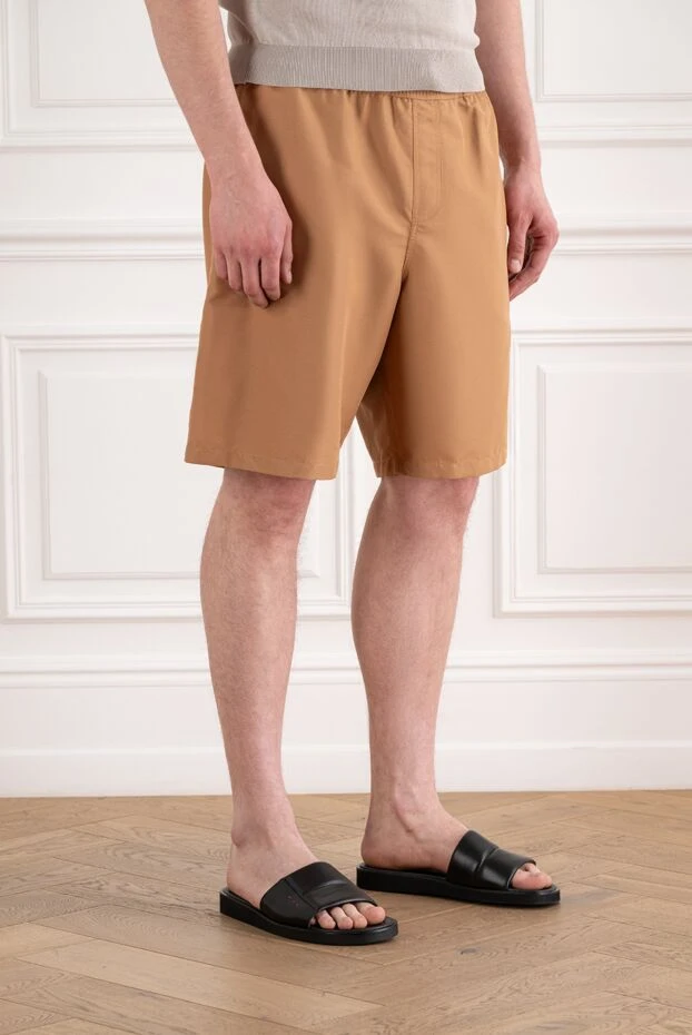 Loro Piana men's cotton bermuda shorts bay in a pleasant caramel shade 194595 - photo 3