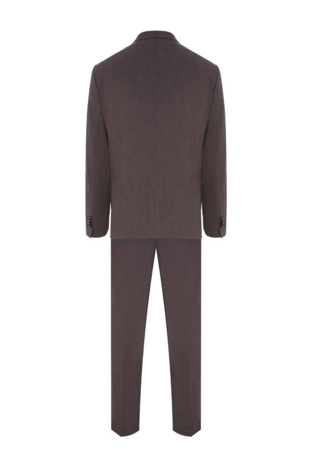 Sartoria Latorre ең жақсы жүннен тігілген кофе көлеңкесіндегі бір кеуделі екі бөліктен тұратын костюм 194602 - фото 3