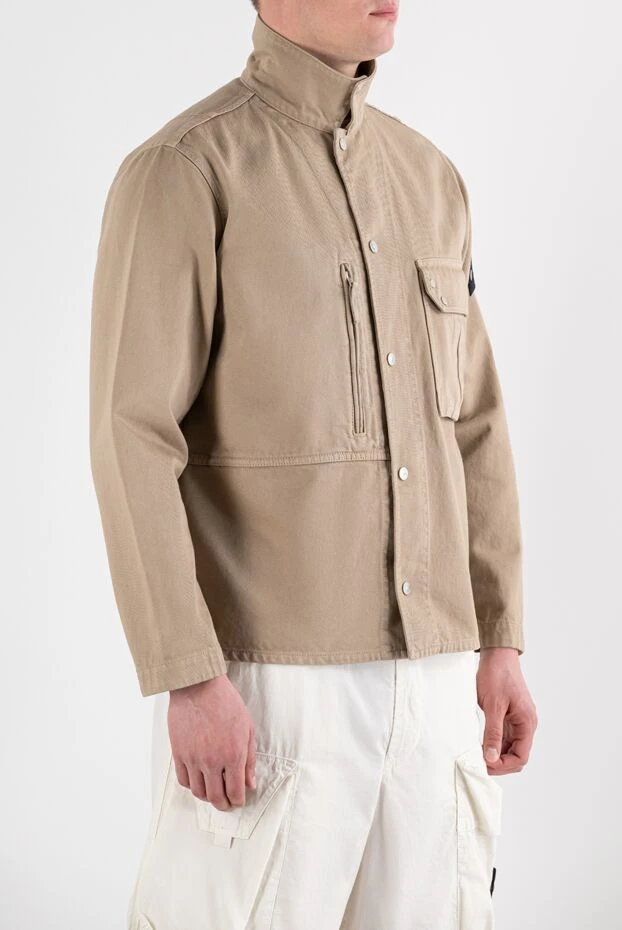 Stone Island beige overshot jacket with asymmetrical pockets 194628 - photo 3