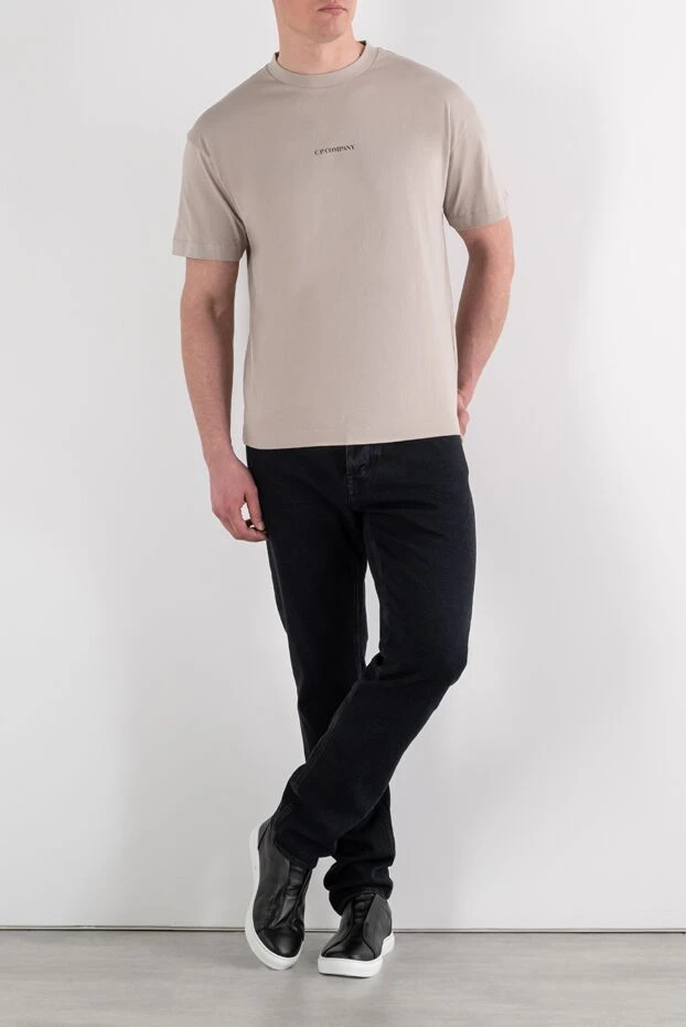 Stone Island black stretch denim jeans with a distressed effect 194629 - photo 3