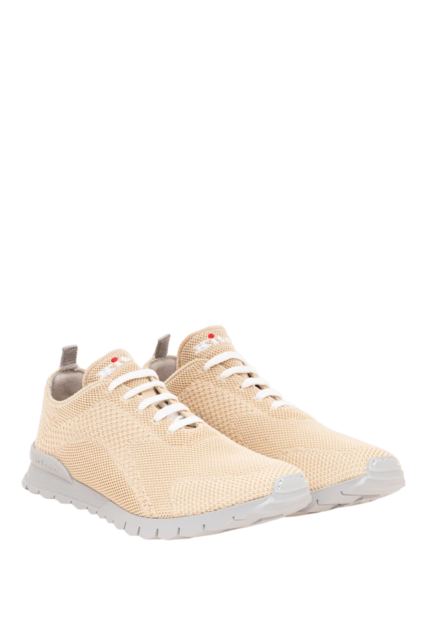 Kiton beige knit sneakers with flexible soles 194719 - photo 3