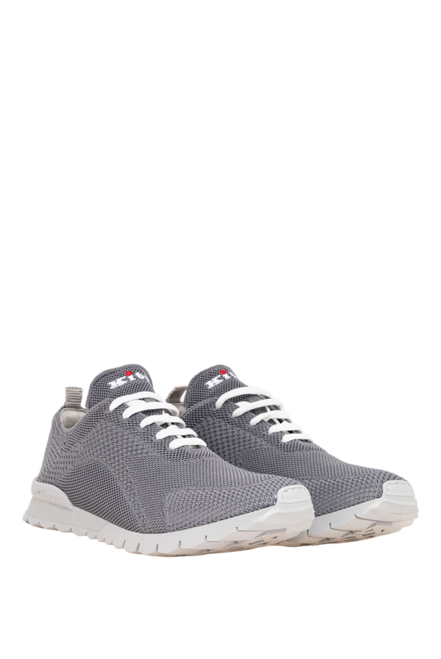 Kiton light gray knit sneakers with an ultra-light sole 194720 - photo 3