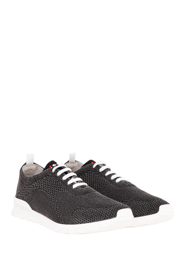 Kiton anthracite and black knit sneakers with an ultra-light sole 194722 - photo 3