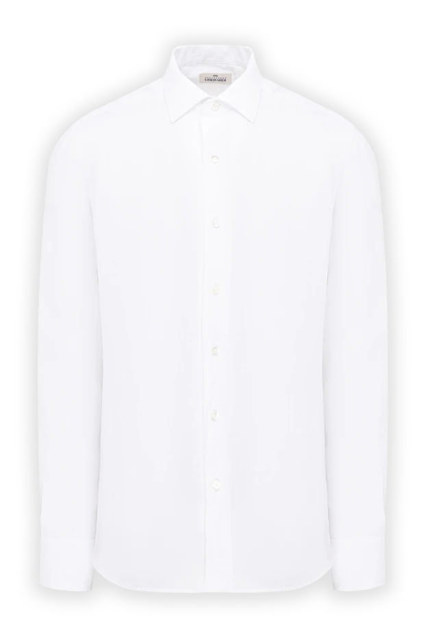 Alessandro Gherardi a crisp white linen shirt with a classic collar and mother-of-pearl buttons 194740 - photo 1