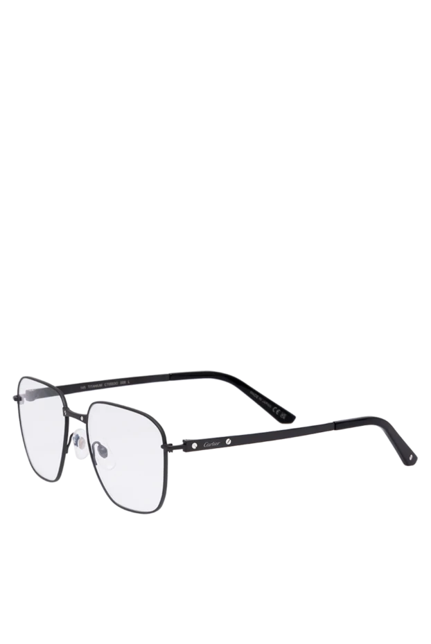 Cartier очки с облегченной титановой оправой в стиле авиатор 194793 - фото 3