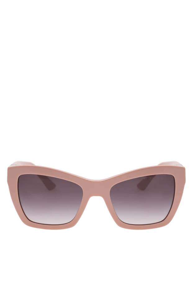 Jimmy Choo күміс түсті әшекейлері бар қызғылт мысық көзілдірігінен жасалған күннен қорғайтын көзілдірік 194859 - фото 1