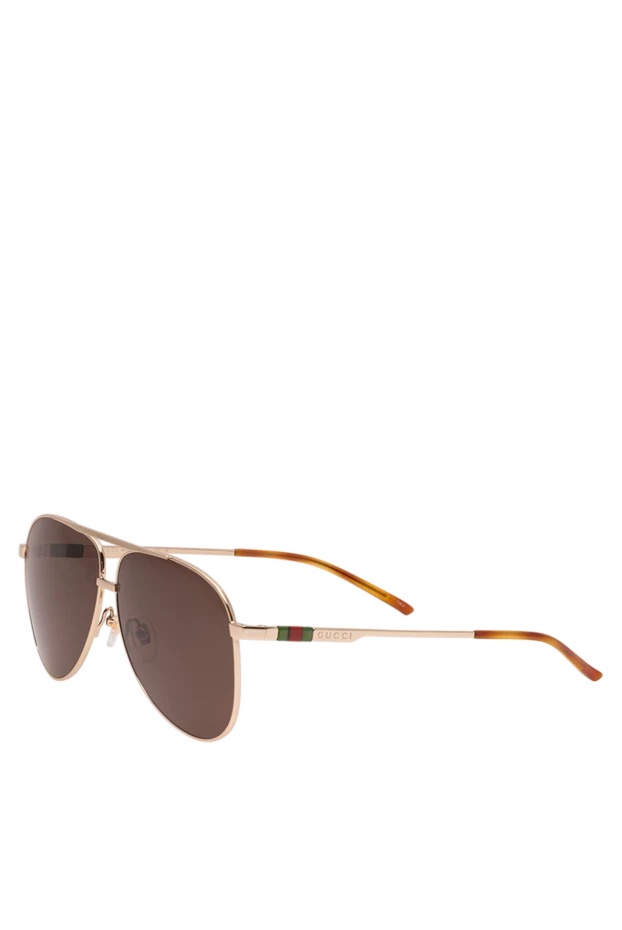 Gucci men's gold-framed aviator sunglasses 194901 - photo 3