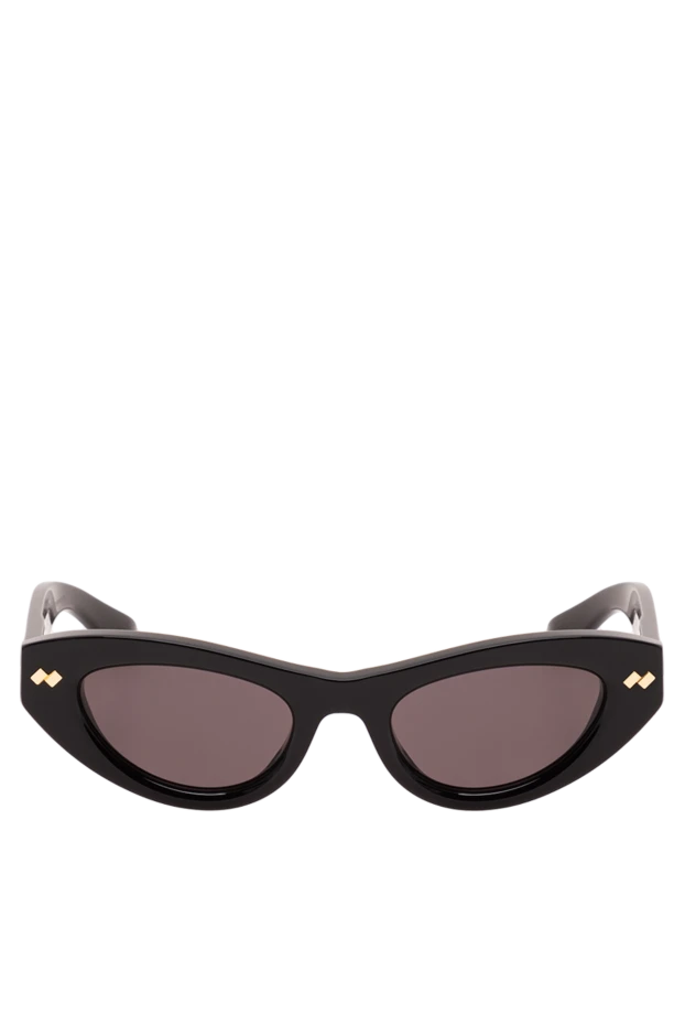 Bottega Veneta black women's cat eye sunglasses with chunky frames 194915 - photo 1