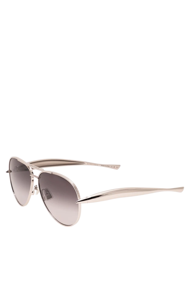 Bottega Veneta aviator sunglasses with metal frames and gradient gray lenses 194919 - photo 3