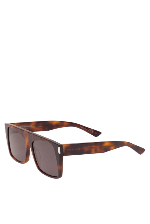 Saint Laurent толығымен жалпақ үстіңгі және градиент линзалары бар tortoiseshell күннен қорғайтын көзілдірігі 194945 - фото 3