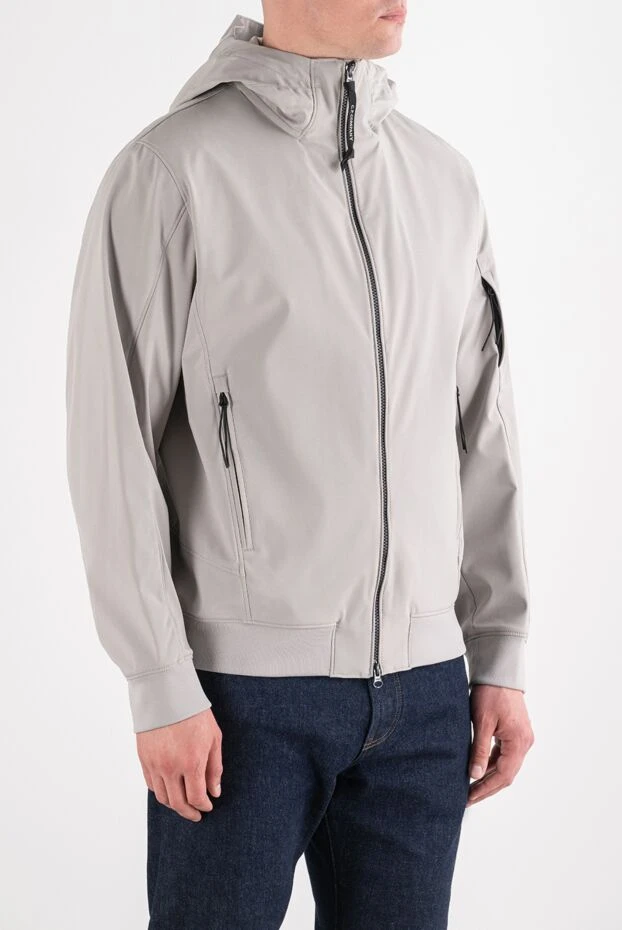 C.P. Company men's light gray demi-season bomber jacket 194982 - photo 3