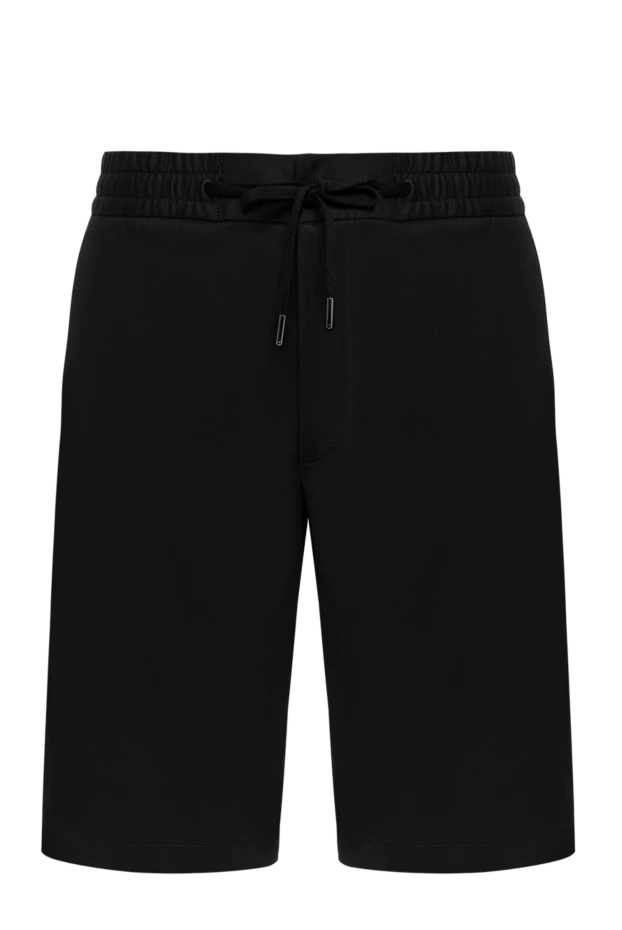 Men's premium quality knitted shorts in blue - photo 1