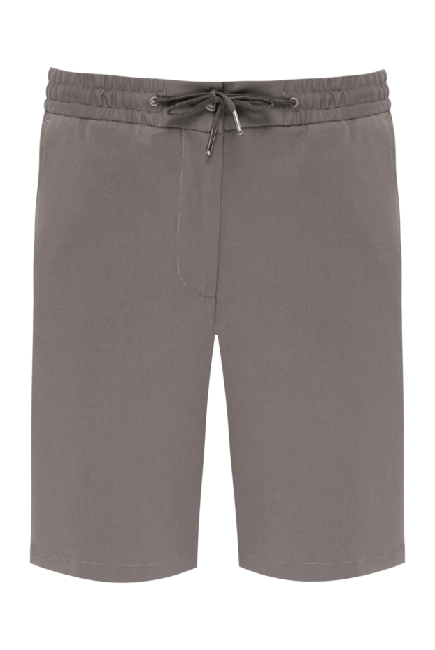Men's gray shorts made of fine breathable wool - photo 1