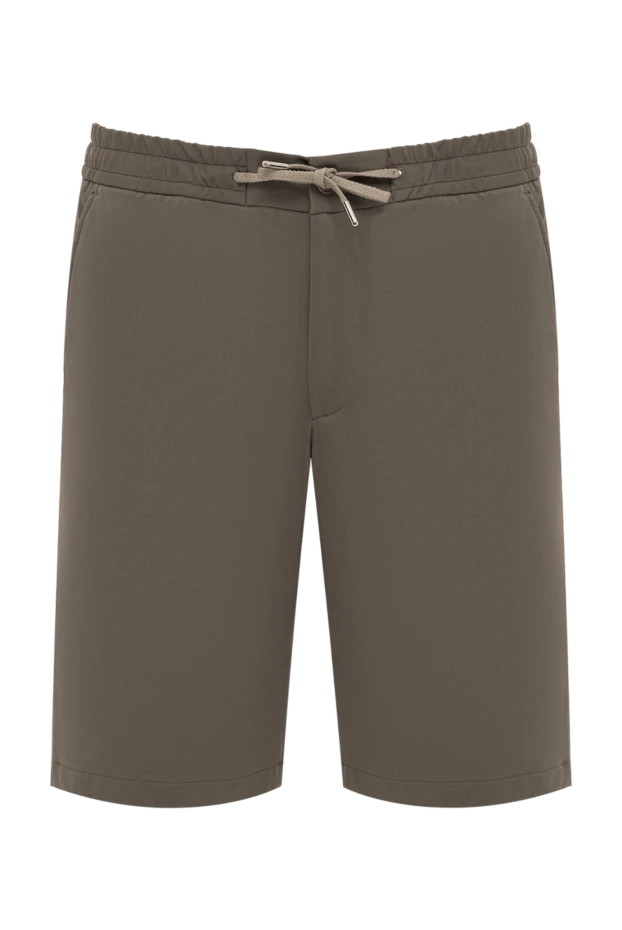 Men's premium quality Bermuda shorts in khaki color - photo 1