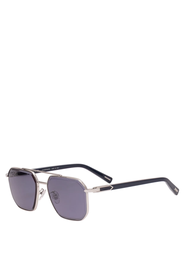 Chopard metal square frame sunglasses with smoked lenses 195111 - photo 3