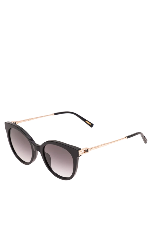 Chopard black sunglasses with round lenses and thin gold temples 195112 - photo 3