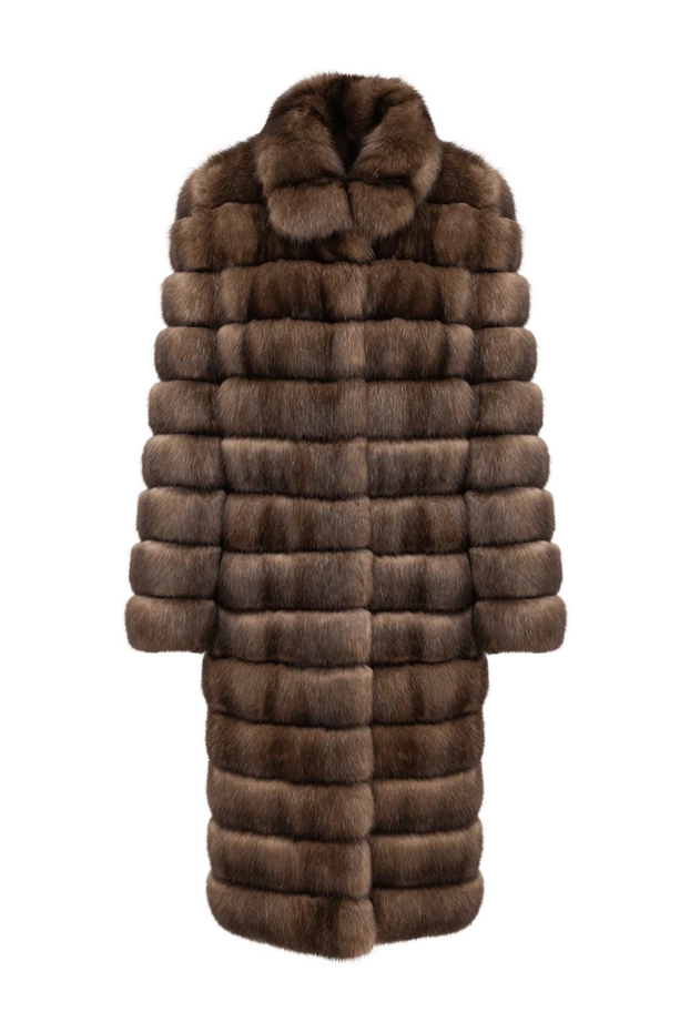 FG Furs long sable coat with a turn-down collar 195371 - photo 1