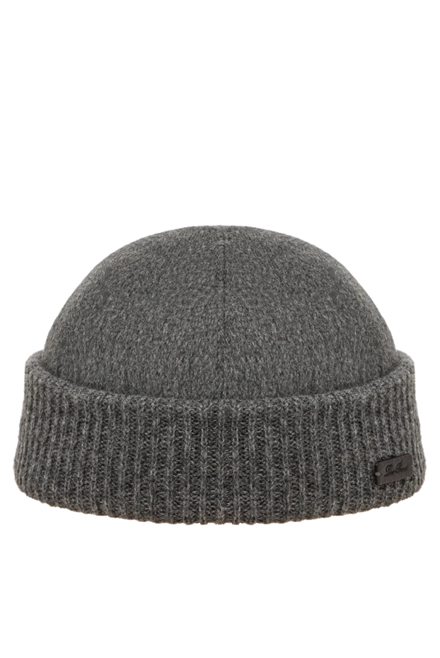 Loro Piana men's knitted beanie hat made of ultra-soft 100% cashmere 195916 - photo 3