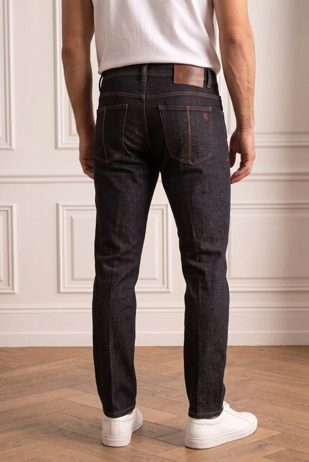 Scissor Scriptor straight-leg brown jeans with ironed creases 195971 - photo 2
