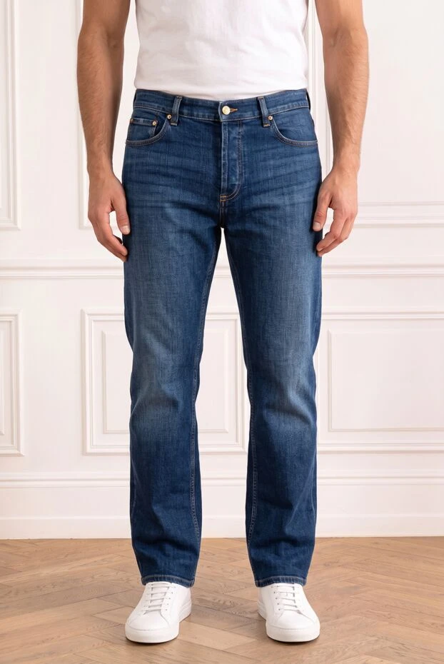 Gucci blue classic straight-leg jeans made from authentic italian denim 196356 - photo 1