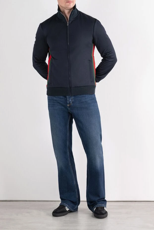 Gucci blue classic straight-leg jeans made from authentic italian denim 196356 - photo 1