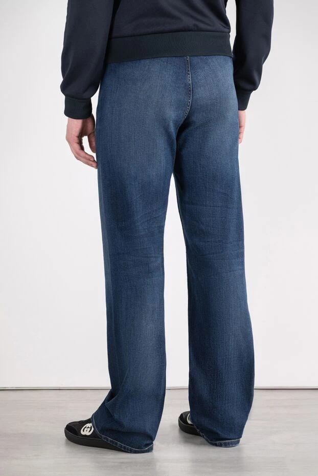 Gucci blue classic straight-leg jeans made from authentic italian denim 196356 - photo 3