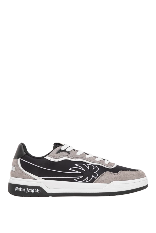 Palm Angels combination sneakers with palm tree appliqué and suede overlays 196437 - photo 1