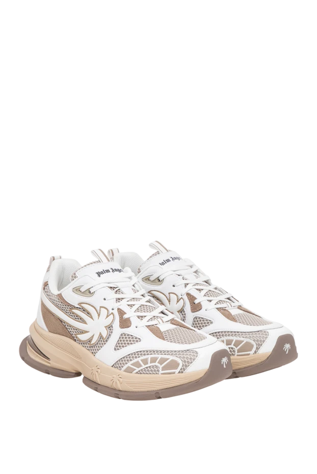 Palm Angels chunky mesh and suede sneakers with a voluminous palm tree 196438 - photo 3