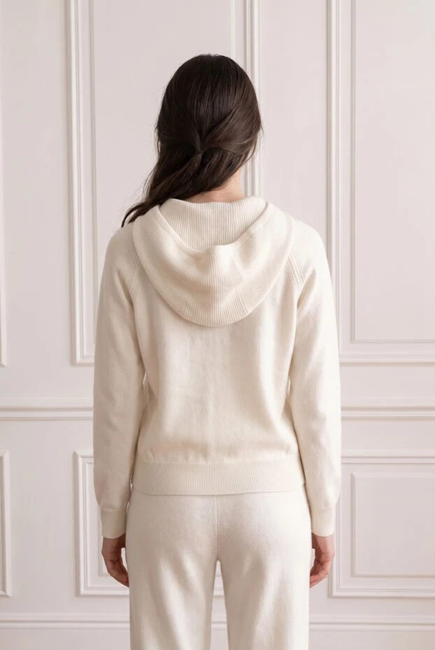 Loro Piana кашемировый трикотажный костюм из худи на молнии и зауженных брюк 196441 - фото 2