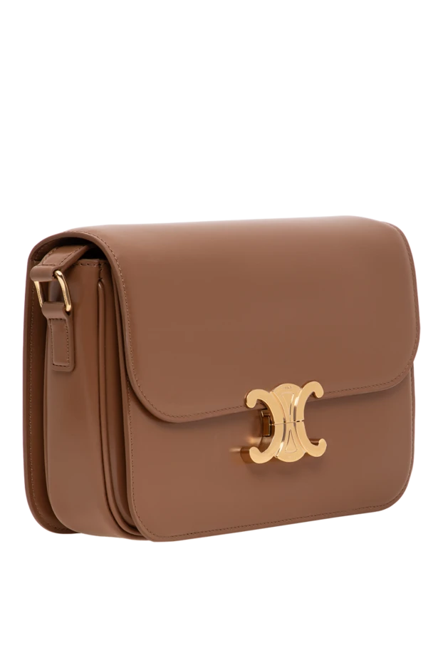 Celine classique triomphe brown calfskin bag
 196461 - photo 3