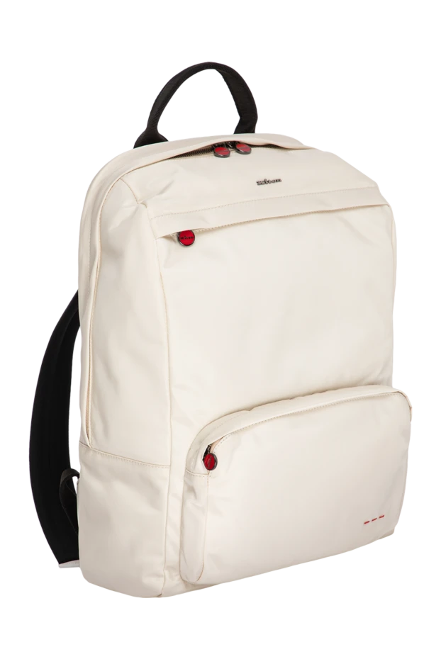 Kiton men's technical urban sports backpack in white 196471 - photo 3