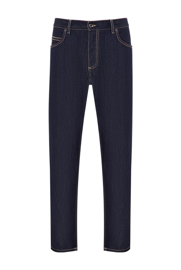 Dolce & Gabbana straight-leg dark blue jeans with contrast stitching 196638 - photo 1