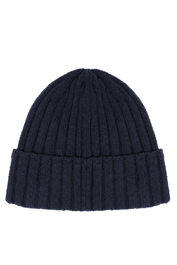 Dolce & Gabbana dark blue cotton knit hat with wide rib 196644 - photo 3