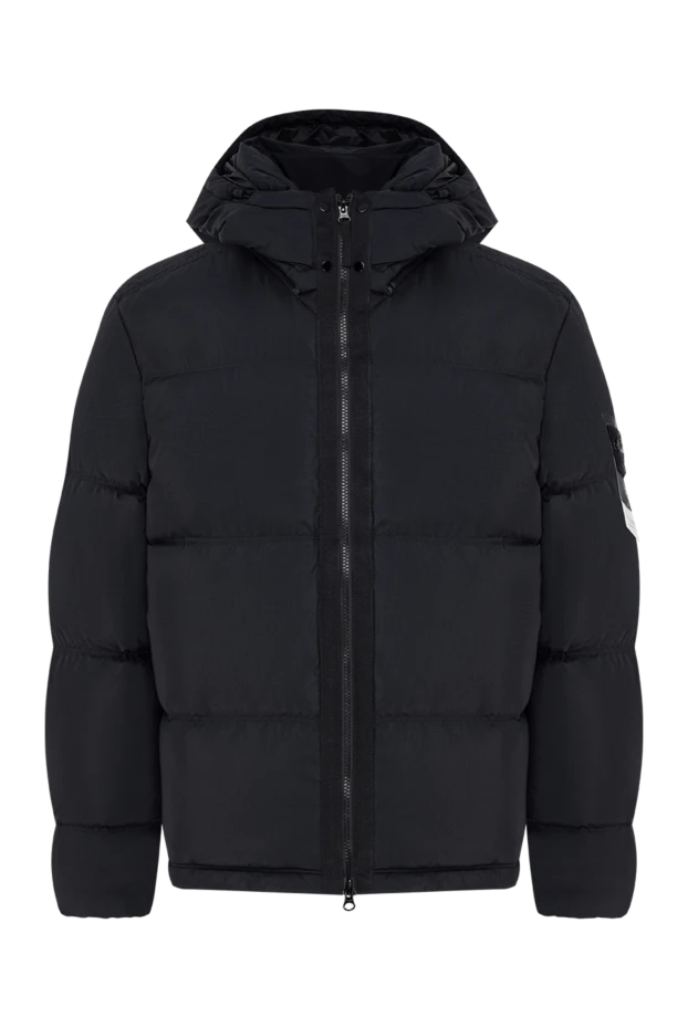 Stone Island берік қара cordura нейлонынан жасалған мамық күртеше 196709 - фото 1