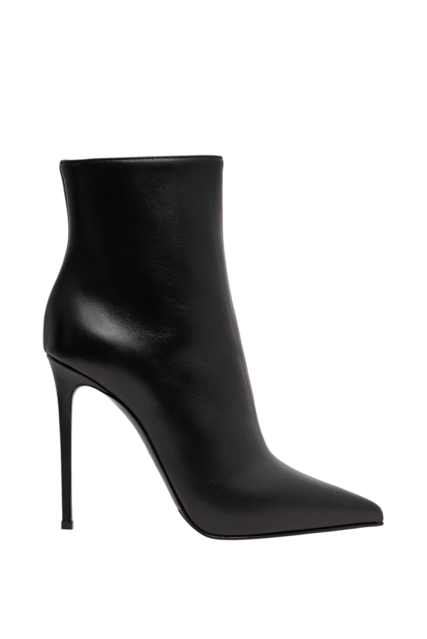 Le Silla eva ankle boots in semi-polished black sheepskin 196837 - photo 1