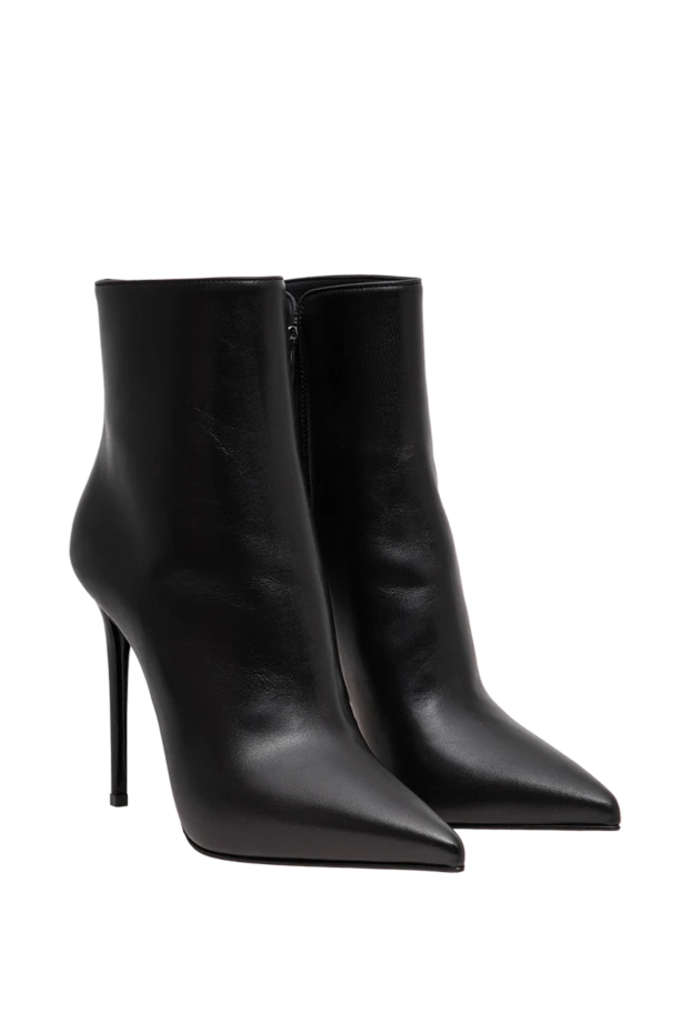 Le Silla eva ankle boots in semi-polished black sheepskin 196837 - photo 3
