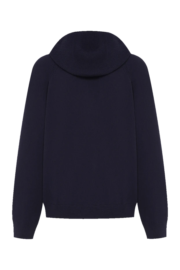 Loro Piana merano dark blue cashmere bomber jacket with hood 197506 - photo 3
