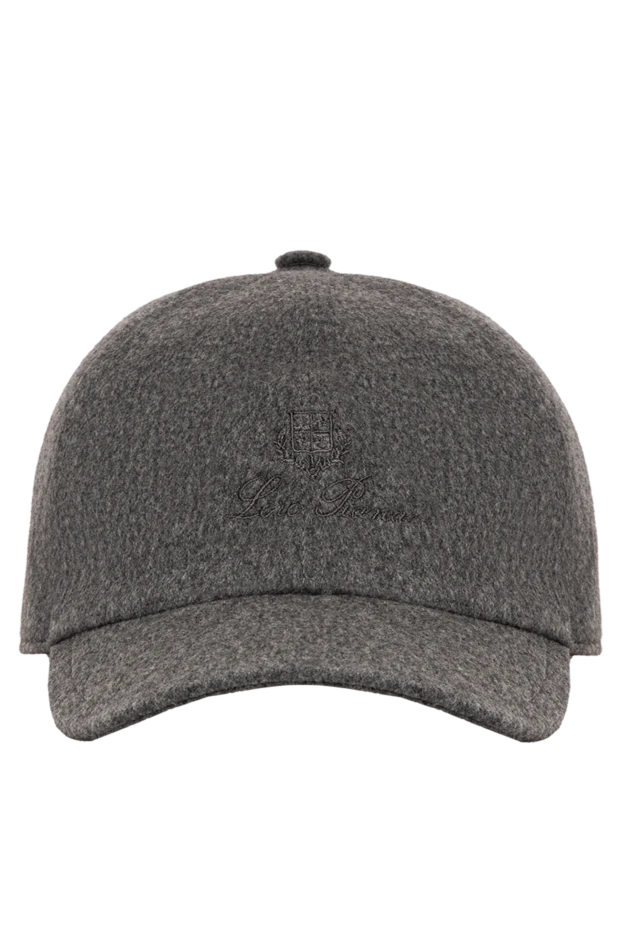 Loro Piana marengo-colored baseball cap made of pure cashmere with storm system impregnation 197520 - photo 1