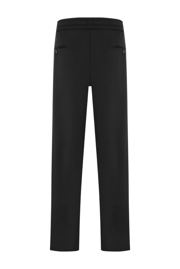 Dolce & Gabbana black trousers made of fine wool with an elastic waistband and drawstring 197661 - photo 2