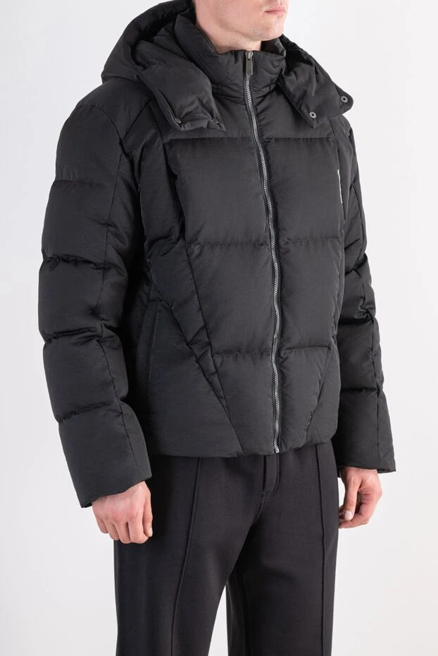 Off-White a voluminous quilted down jacket with a deep hood and buttons 197662 - photo 3