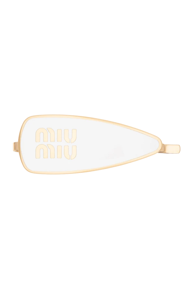 Miu Miu rose gold metal triangle clip 197730 - photo 1
