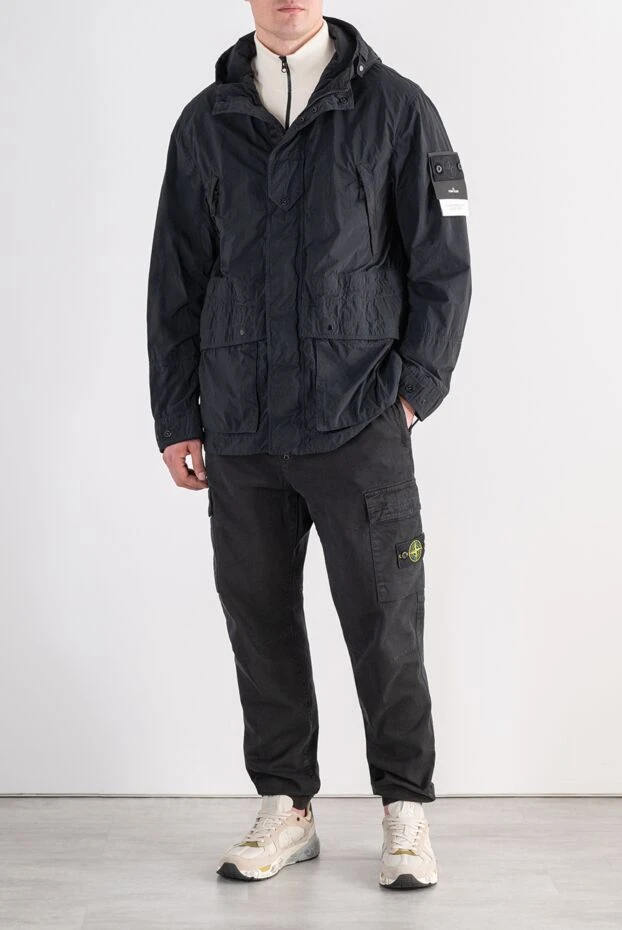 Stone Island ghost piece technical field jacket with protective hood 197760 - photo 2